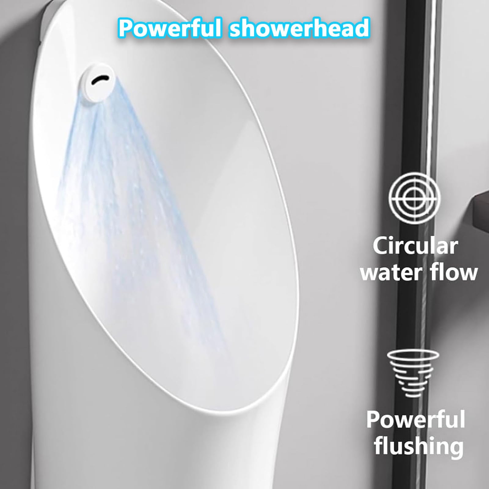 Stand-WC mit Sensor Spülung Auslaufsicher Keramik WC Automatische Entladung & Umsteller Moderne Badarmatur für mehr Hygiene und Komfort