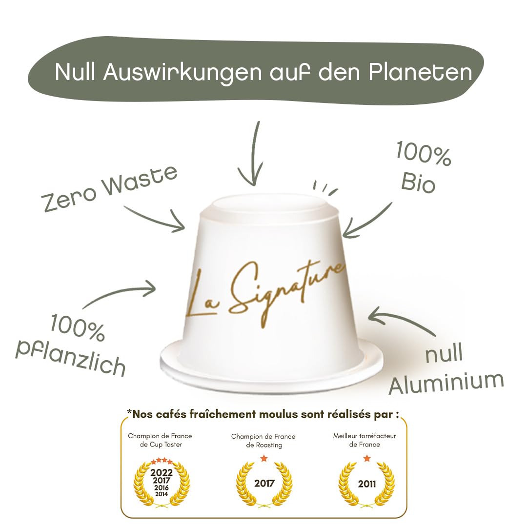 TERRAMOKA - Exzellenter Bio-Kaffee - 100% reiner Arabica aus Peru - Fruchtig, nuanciert und rassig - 300 Kapseln Kompatibel Zero Waste - Mr Albert- Frankreich