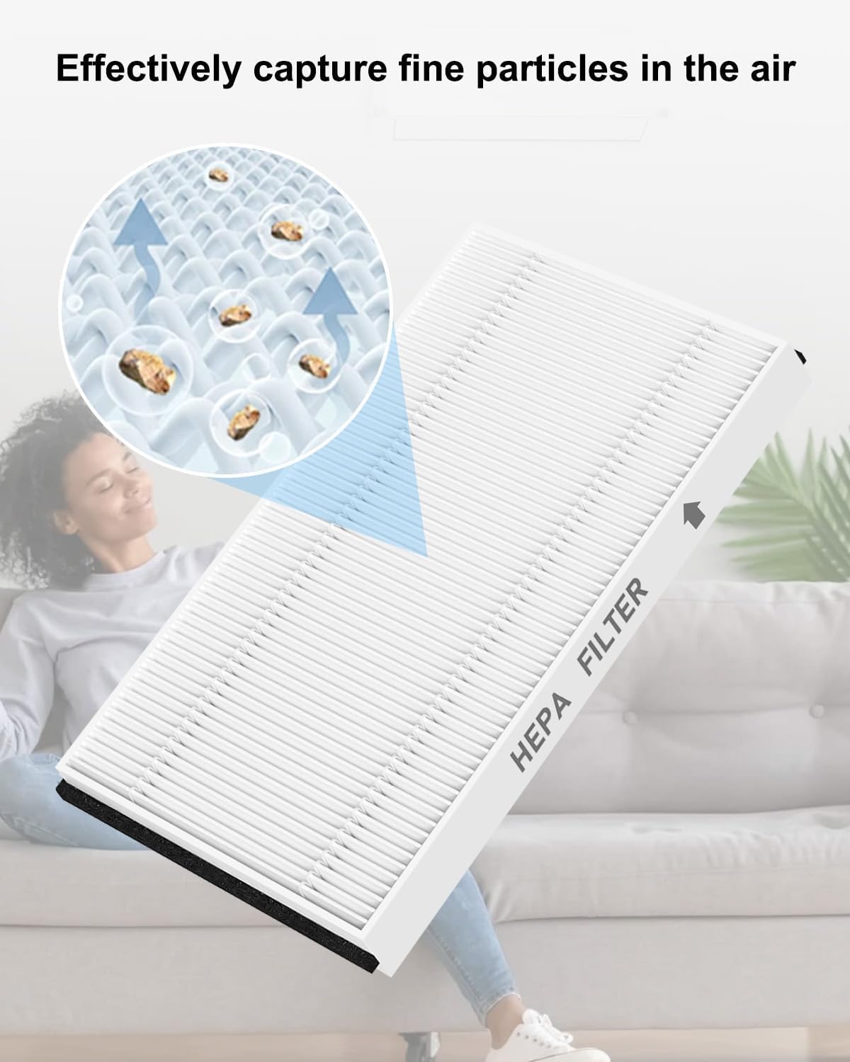 2 Pack FV10VE1 Air Filter Replacement Fits for Panasonic Energy Recovery Ventilator FV10VE1 FV-10VE1 FV10VEC1 FV-10VEC1 FV10VEC2 - Image 5