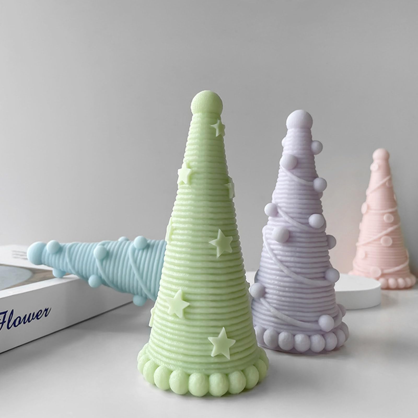 GRONGU Stampo per candele Sacra Famiglia Natività Resina Gesso Resina Epossidica Fai da te Candela Profumata Sapone Stampo in Silicone Sacra Famiglia Presepe Silicone Candela