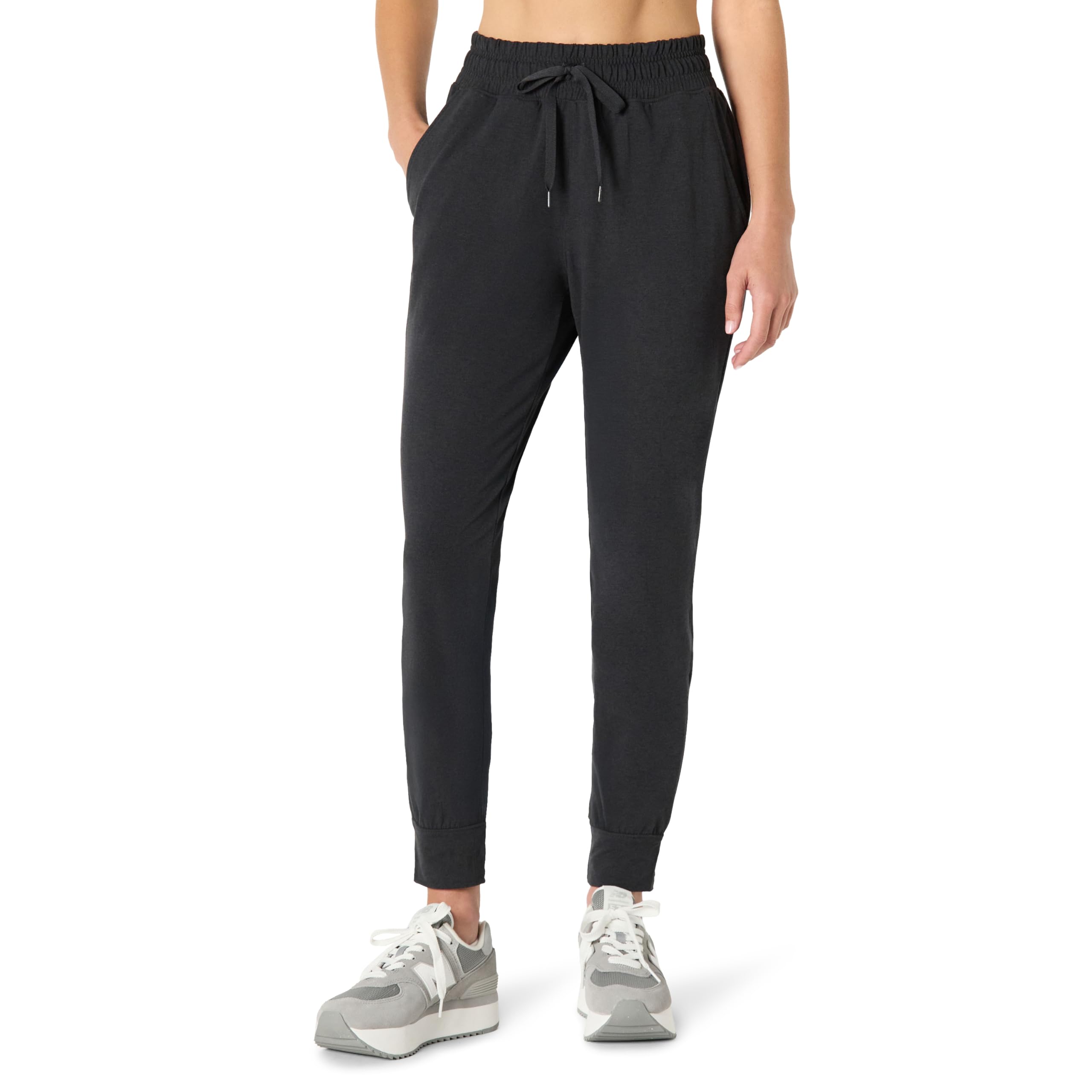 Amazon Essentials Pantaloni Jogger Sportivi da Allenamento, Elasticizzati, Morbidi e Leggeri, Alte Prestazioni Donna