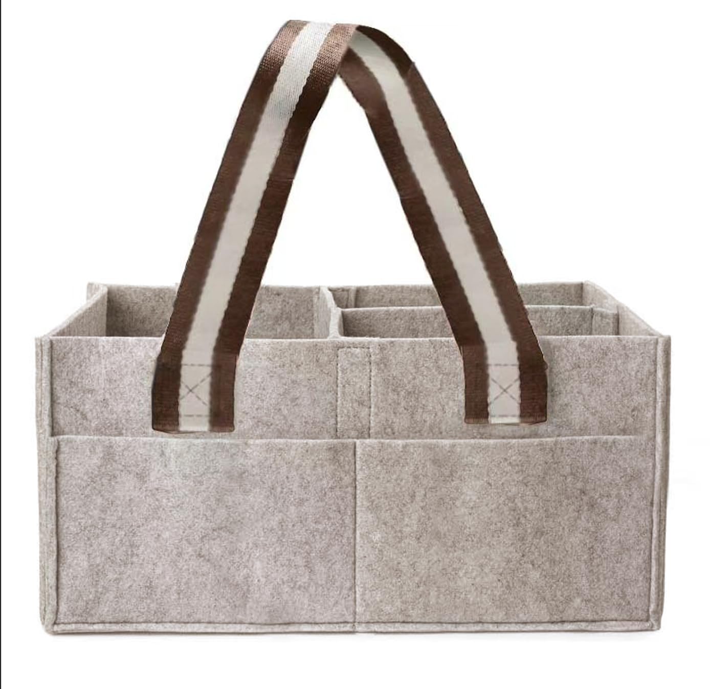 HOME FOR EACH Baby Diaper Caddy Organizer for Diaper Station, Newborn Essentials, Nursery Storage Basket, Baby Shower Gifts and Registry Must-Haves for Boy or Girl