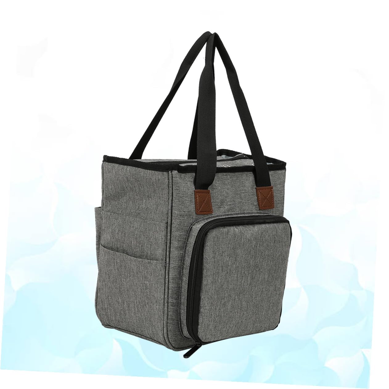 Wollgarn Aufbewahrungstasche Großes Fassungsvermögen Mehrteilige Strick Häkeltasche Praktischer Organizer für Strickzeug und Handarbeitszubehör für Zuhause und Unterwegs