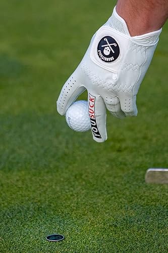 Miniatura 2 de SHANKITGOLF You Suck - Guante de golf divertido  Guantes de cuero Cabretta de ajuste de compresión para hombres y mujeres, transpirable, agarre