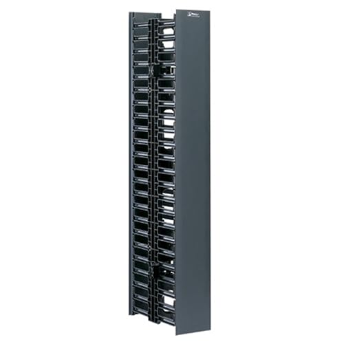 Panduit Gestión vertical de cables WMPV22E, negro, 22 RU