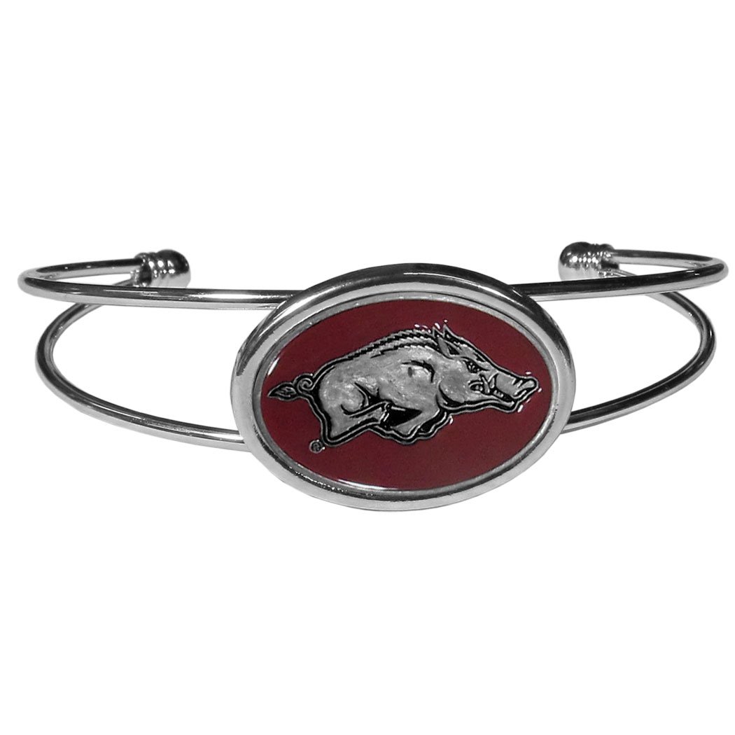NCAA Arkansas Razorbacks Womens Siskiyoucuff Bracelet, Metal, Cuff