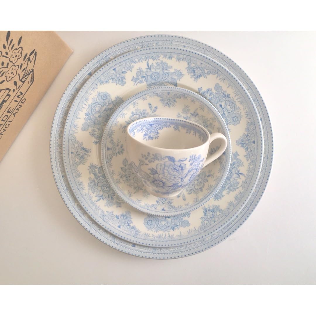 Amazon.co.jp: Generic Burleigh Blue Asiatic Pheasants Plates 2