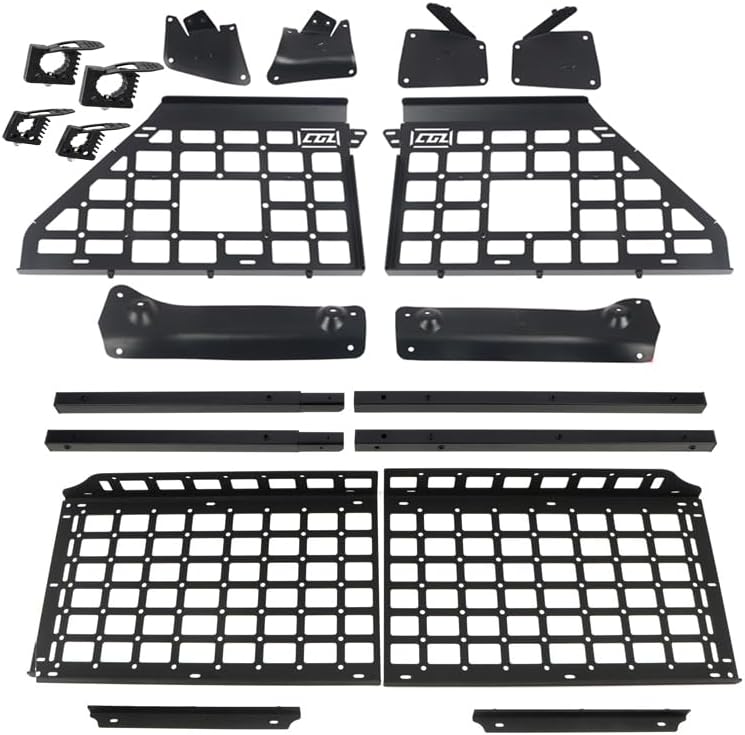 HIGH FLYING 2011-2019 para Ford Explorer Sistema de panel Molle de almacenamiento modular Estante de maletero Interior Portaequipajes Rack Maletero