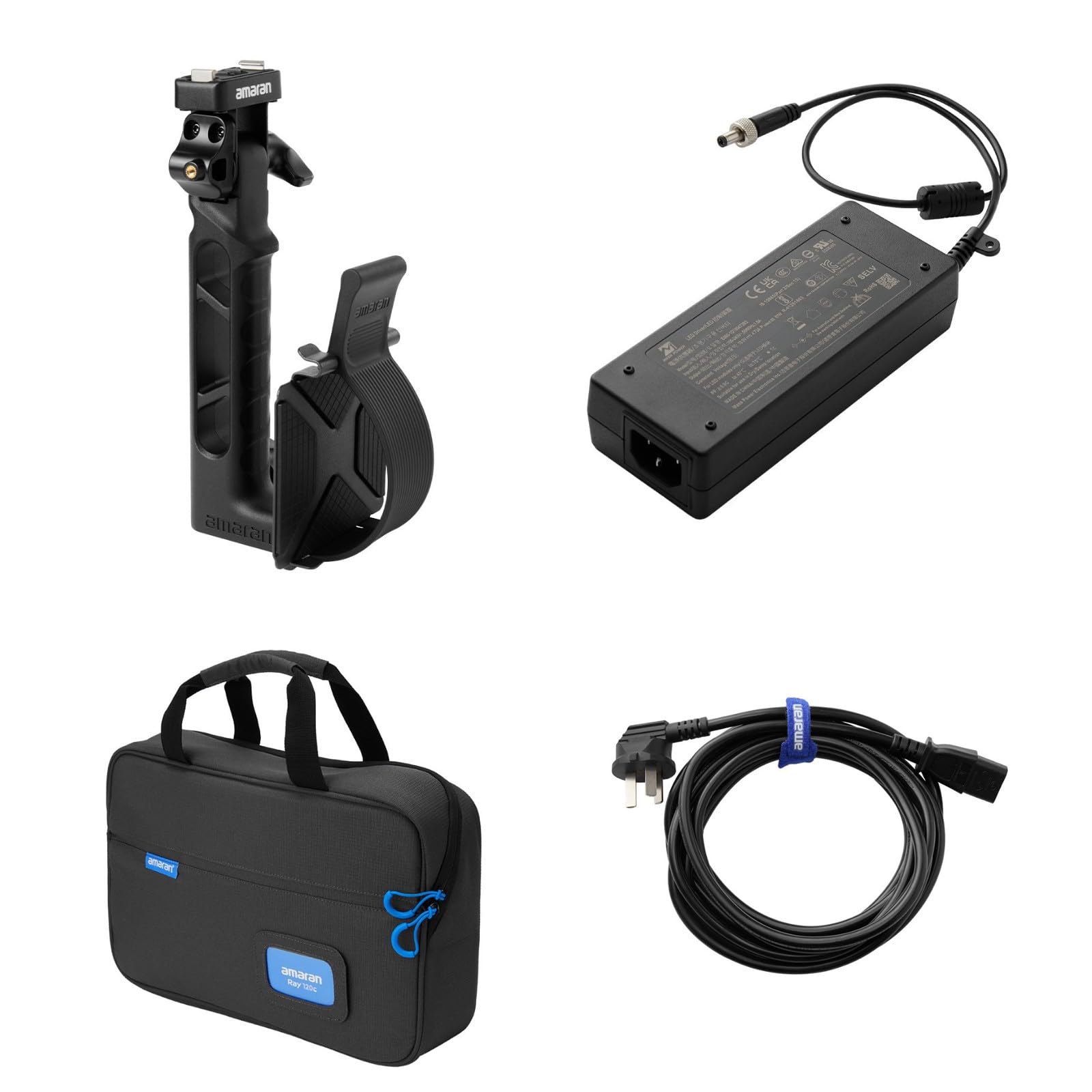 Amaran Ray 120c Vollfarb-RGB-Videoleuchte, 120 W kompakte Bowens-Mount COB-LED-Leuchte mit Octa Dome 30 Softbox, CCT 1.800 K–20.000 K, App-Steuerung für Fotografie und Live-Streaming