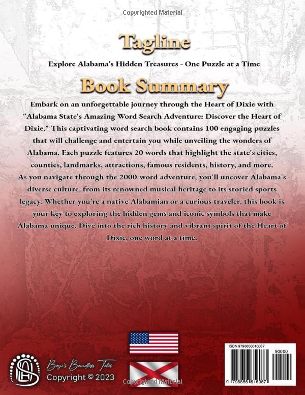 Alabama State Word Search Book: Word Find Book For Adults, Seniors And Teens | Large Print Gift | Brain Training Book - Image 2