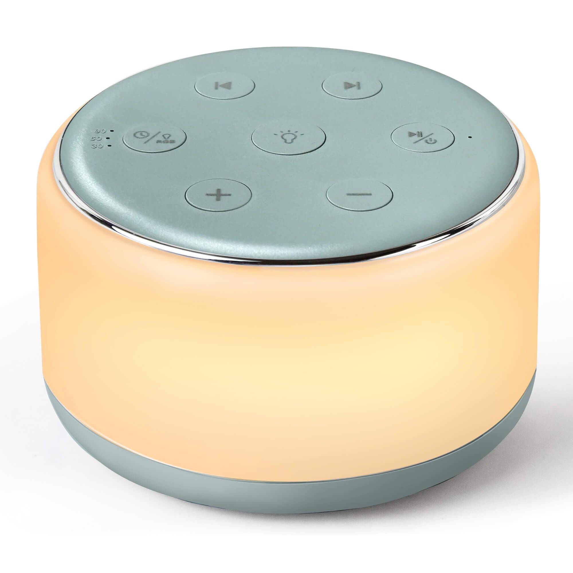 FamiSym White Noise Sound Machine Baby zum Schlafen mit Nachtlicht - 34 beruhigende Geräusche, Wiederaufladbare White Noise Machine für Baby Kinder Erwachsene Schlaf, Tragbare Wiegenliedmaschine Baby