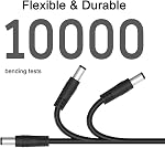 Chargeur Compatible avec Seagate Freeagent Goflex, Sauvegarde Plus SRD0SD0, WD Numérique de l'Ouest, Elements Desktop, Les lecteurs fantom, WD_Black D10, Avolusion PRO-5X Disque dur externe,12V AC Cord d'alimentation