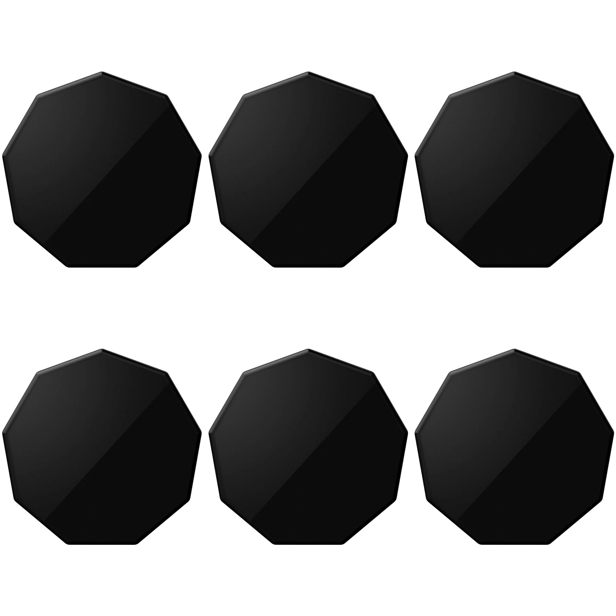 6 Pack Adhesive Piece for Garmin Dash Cam Magnetic Mount Extra Strong Sticky Windshield Pad No Mount Included