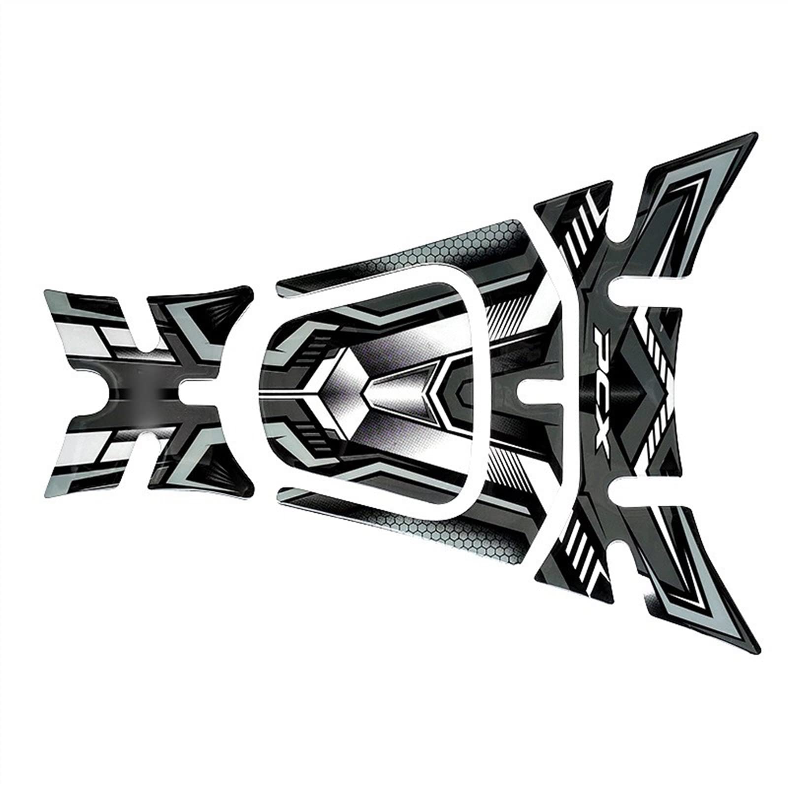 Adesivo Serbatoio Moto Fibra Di Carbonio Per Honda PCX 125-160 - Protezione E Stile 2021-2024 - Foto 3