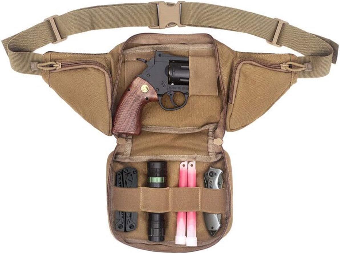 Concealed Pistol Cases ，Multipurpose Carry Gun Holster Fanny Pack Tactical Pouch Waist Bag for Glock 17 19 22 23 31 32 1911 : Sports & Outdoors