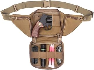 Concealed Pistol Cases ，Multipurpose Carry Gun Holster Fanny Pack Tactical Pouch Waist Bag for Glock 17 19 22 23 31 32 1911