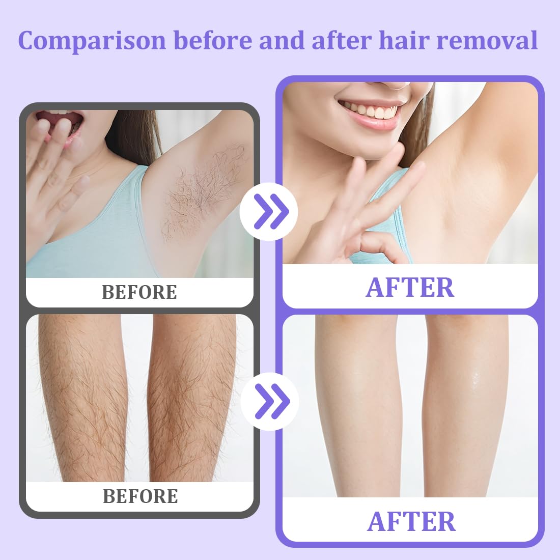 Scaldacera elettrico depilazione cera brasiliana kit ceretta casa donna uomo perle cera depilatoria viso corpo bikini inguine ascelle gambe ceretta a caldo senza strisce 400g con macchina