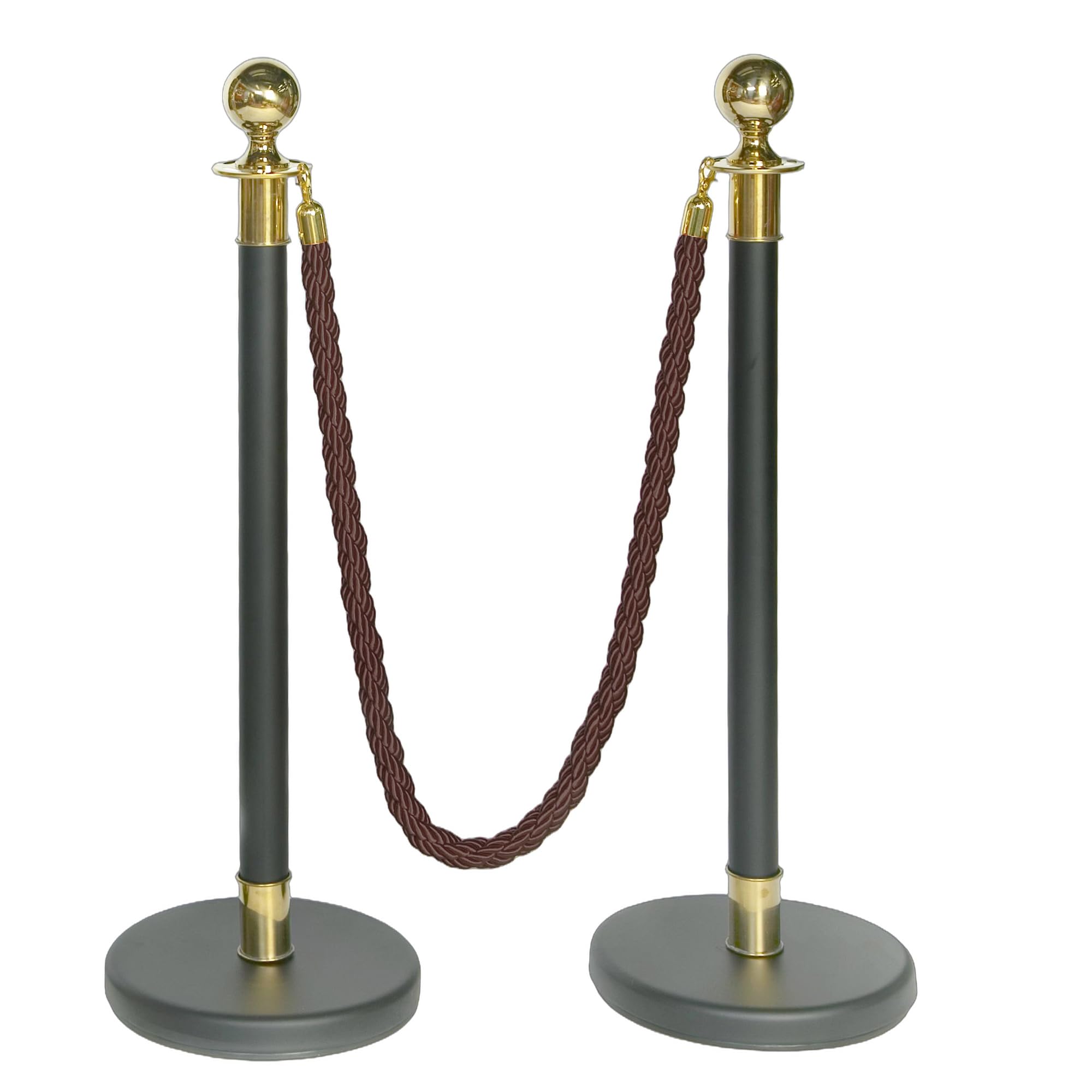 Amazon | 【ロープパーテーションセット】L7-51C ブラック ガイド