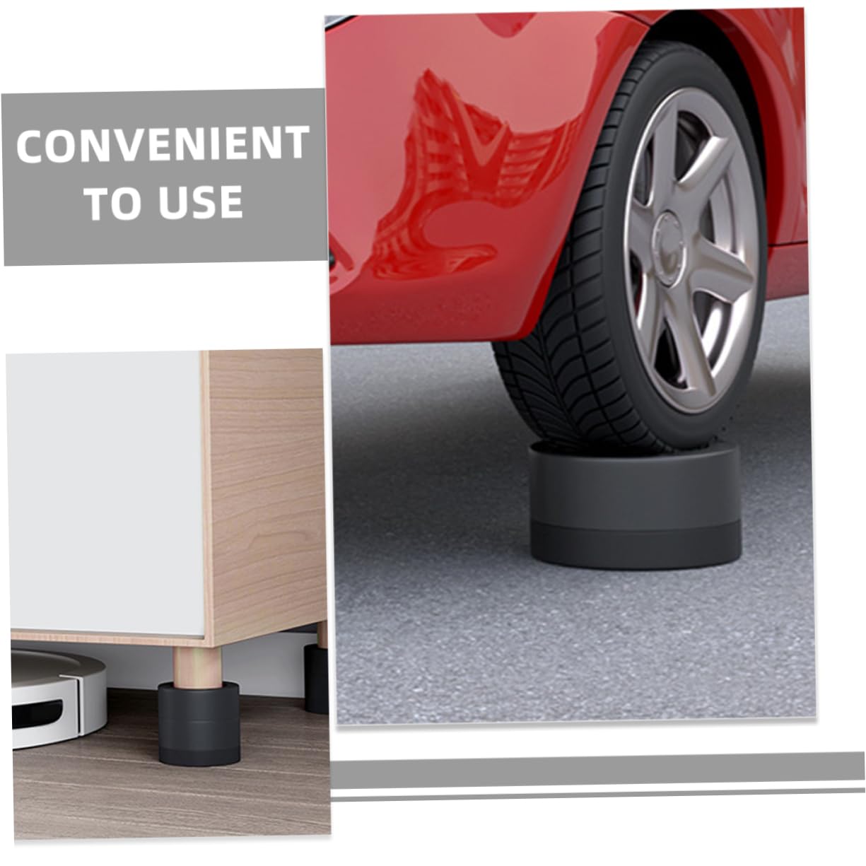 GLEAVI 12pezzi Tappetini Antivibrazione Per Lavatrice e Asciugatrice Stabilizzatori Antiscivolo Per Elettrodomestici Assorbimento Shock e Protezione Pavimenti Compatibili Con Vari Modelli