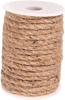 MAGICLULU 1pc Decorative Labels Jute Twine Natural Twine Burlap String for Crafts Jute Thread for Craft Jute String Gift Rope Jute Rope DIY Jute Rope Craft Jute Rope Accessories Wedding