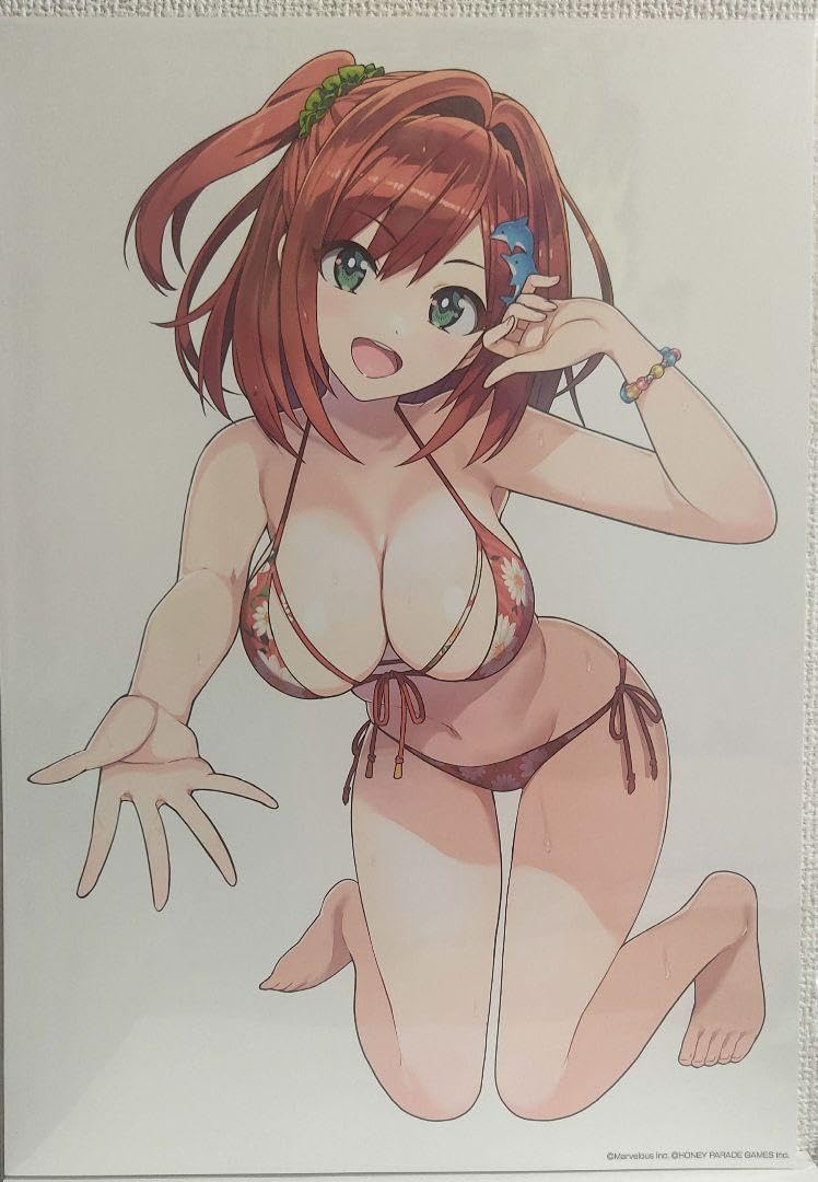 Amazon.co.jp: ドルフィンウェーブ A3 耐水ポスター 入華 氷織 紫苑