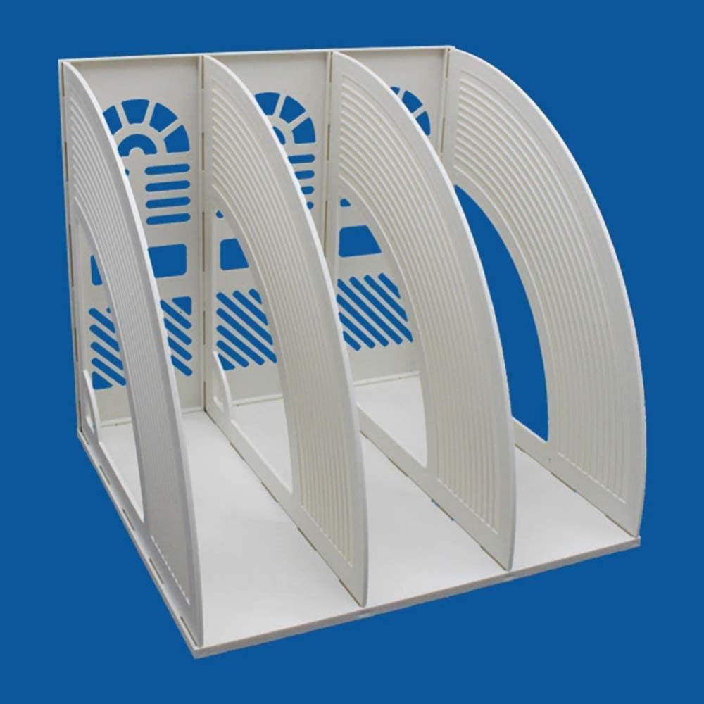 Portadocumenti, Porta riviste Porta riviste Vassoi portaoggetti in plastica Quad Tray Accessori per ufficio Porta documenti Portadocumenti da scrivania Organizzatore di carta Forniture scolastic
