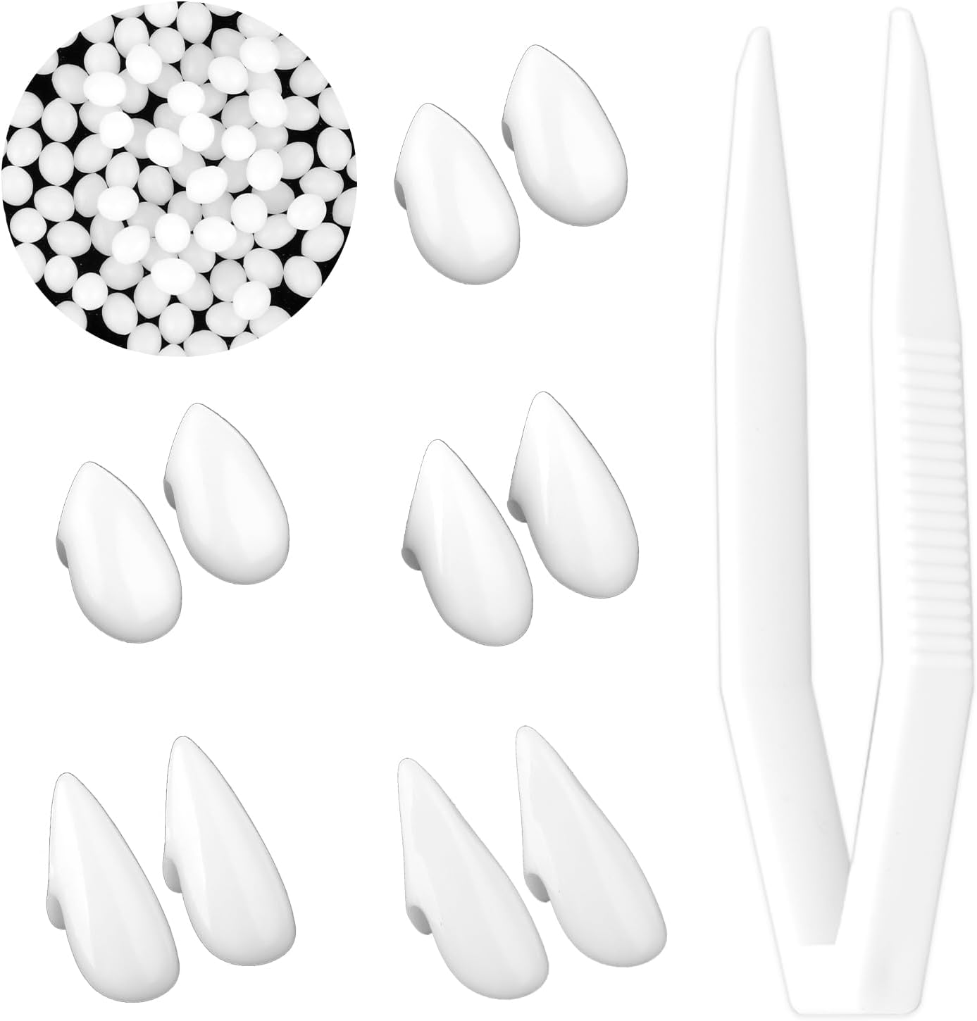 5 Pairs Halloween Vampire Teeth,Vampire Teeth Fangs with Adhesive,4