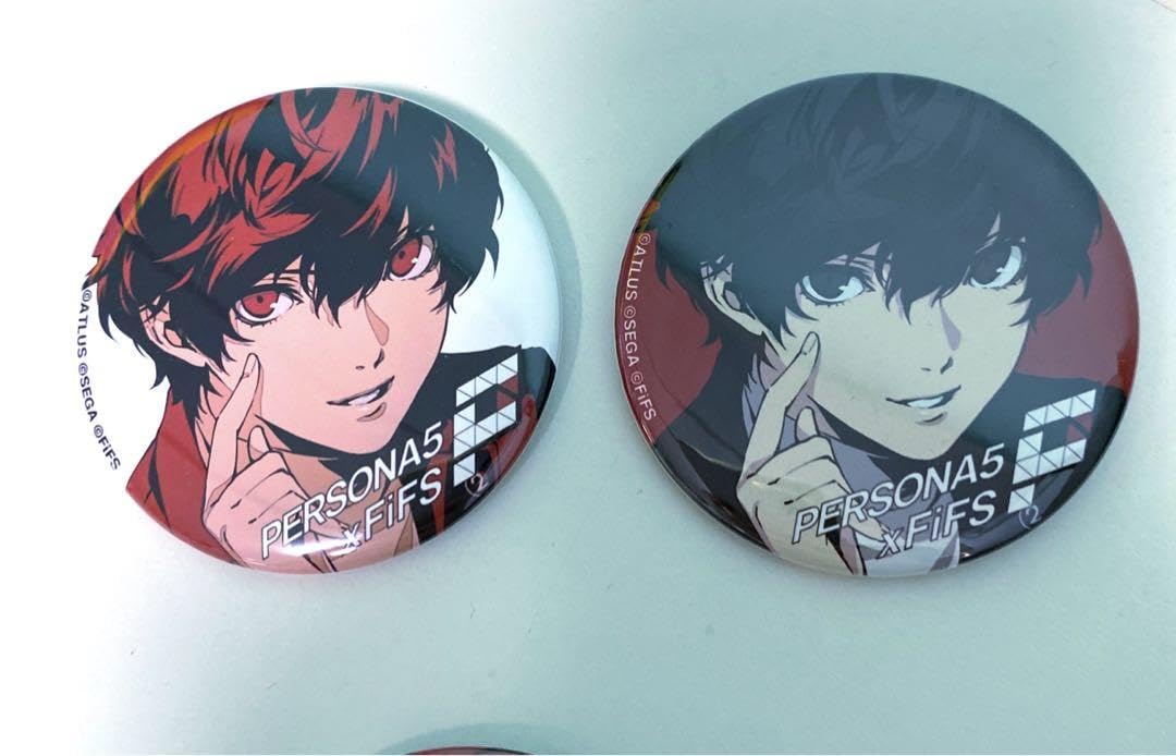FiFS イラスト展 ペルソナ5 P5 缶バッジ 雨宮蓮 9個セット