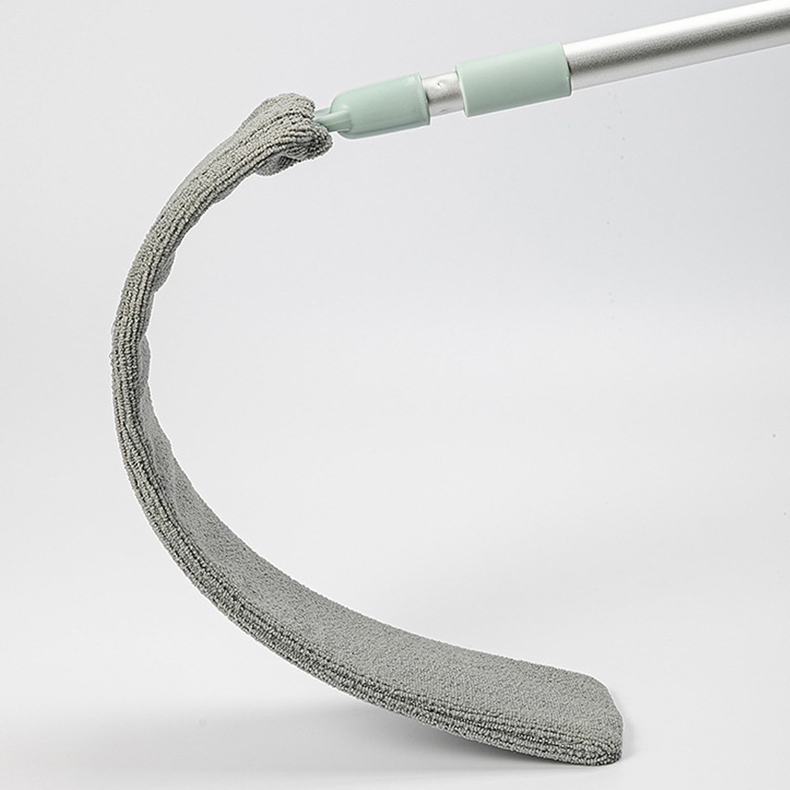 Cepillo de polvo de longitud telescópica, cabezal desmontable, ventilador de techo, limpieza de cama, plumero de fibra lavable