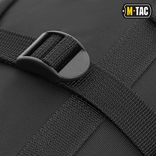 M-Tac Compression Stuff Sack for Sleeping Bag Military Water Resistant Compression Bag Lightweight Nylon Compression Sack for Travel, Camping, Hiking, Outdoor (Black, M - 12 liters) - Thumbnail 7