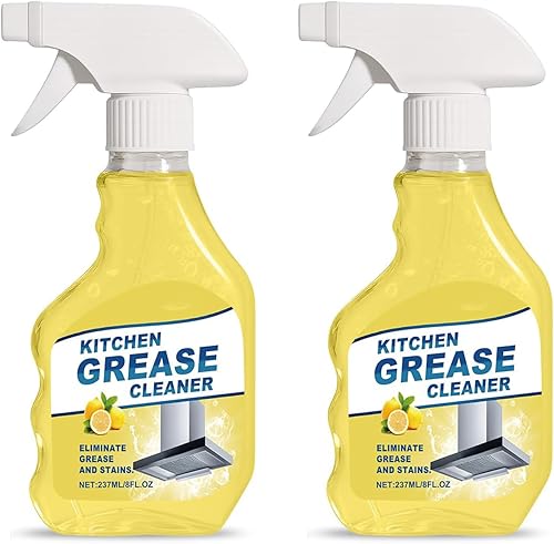 Heavy Oil Stain Cleaner Kitchen, Heavy Oil Grease Removal Spray, Degreaser Cleaner Spray,8 FL.oz