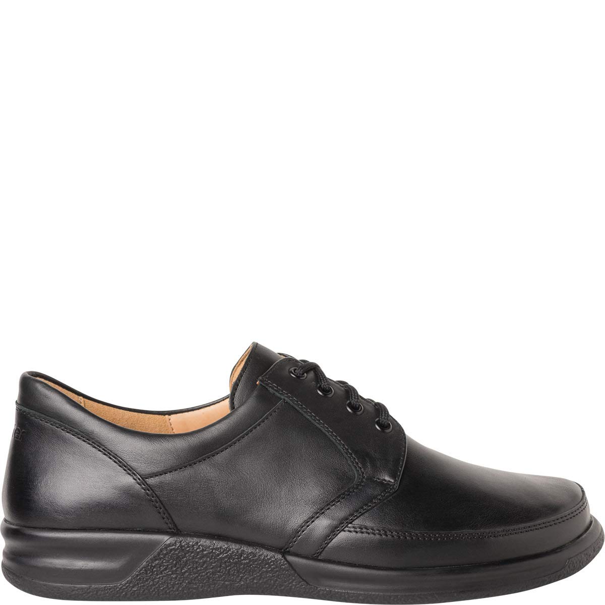 Ganter SENSITIV Kurt, szerokość K 3-256701-01000 półbuty męskie, czarny, 44.5 EU X-Weit