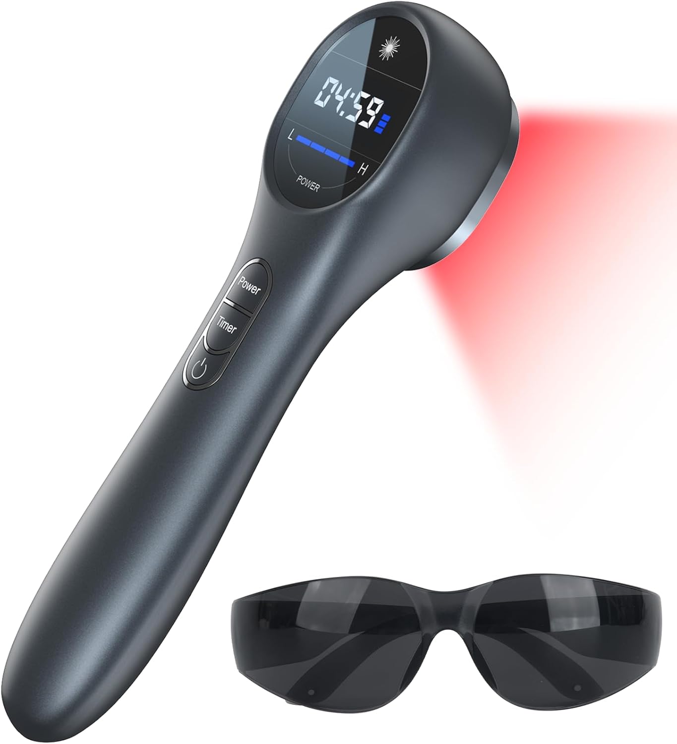 Red Light Therapy for Body, Infrared Light for Joint, Muscle Pain ReIief with LED Display Timer Control Red Light 14 * 650nm + 3 * 808nm