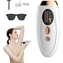 IPL Devices Hair Removal Laser Hair Removal Device with Function Freezing Point Photons 5 Energy Levels 999900 Flashes Painless Hair Removal Device for Women Men Face Armpits Legs