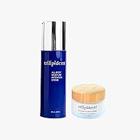 Vista 7 de Trilipiderm Beach Lover Bundle - Crema de retención de humedad para todo el cuerpo y crema protectora de día de amplio espectro SPF 30, juego