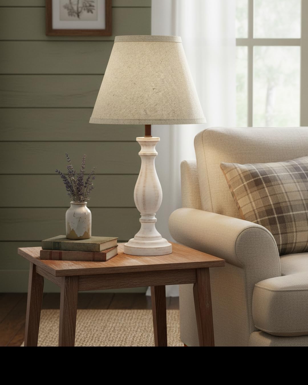 Aspen Creative 58911, Empire Uno Lamp Shade in Wheat Flaxen, 5" Top x 9" Bottom x 7" Slant Height, Slip UNO 33mm