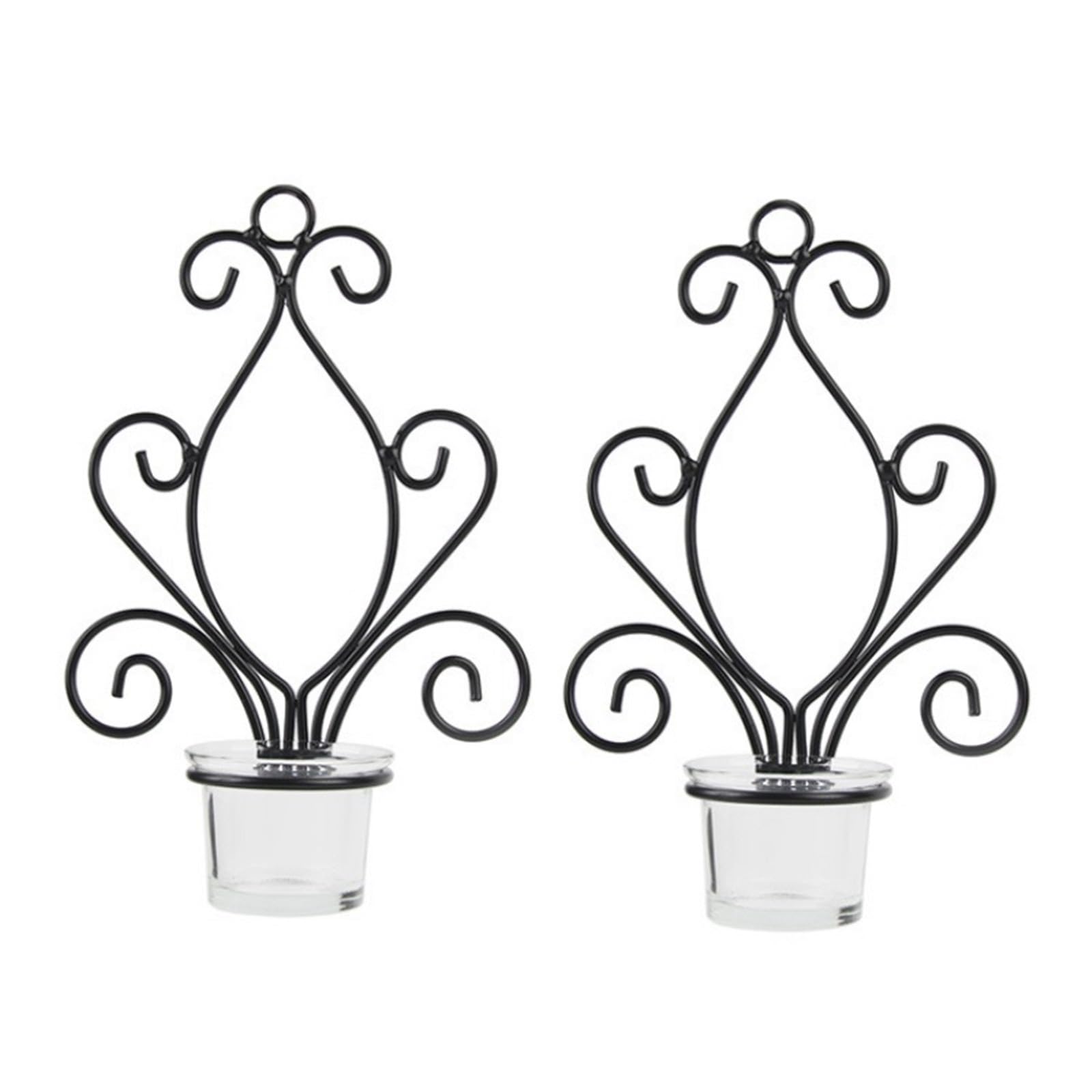 Wall Candle Sconce Holder 2 Wall Candle Holders Vintage Tea Lights