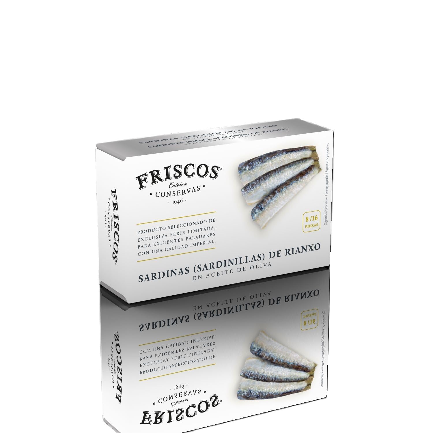 Sardinilla (Xouba) de Rianxo en Aceite de oliva 8/16 piezas 12 unidades
