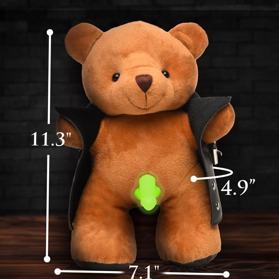 Amazon.com: VENUSFUN Exhibitionist Teddy Bear with Dildo Glow-in-The-Dark,  Novelty Adult Sex Toys Fun Birthday Stuffed Animals Plush Gaggift for  Girlfriend Couple Friend : Health & Household