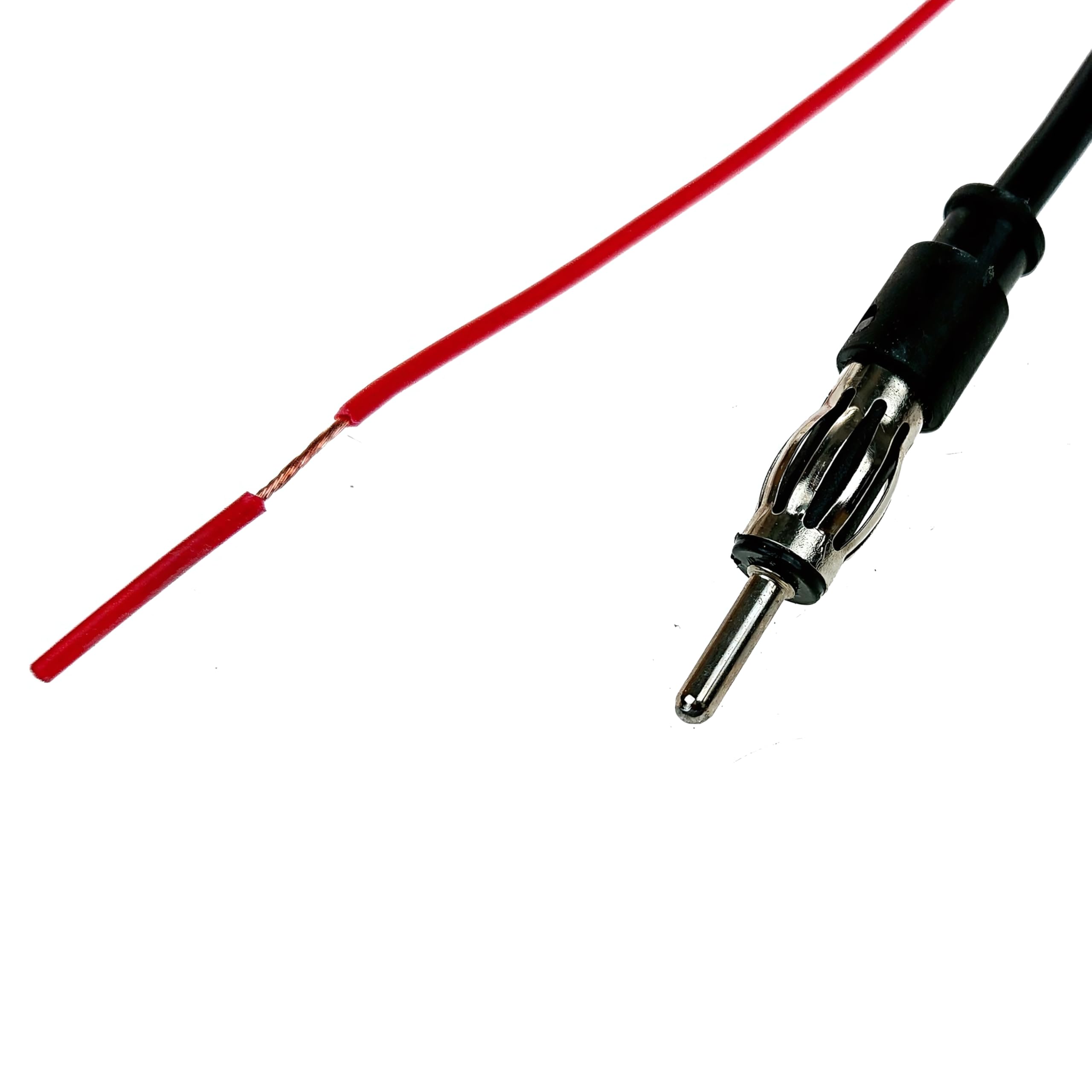 Retoo Amplificatore antenna per autoradio, amplificatore di segnale universale per auto FM 12V con alto guadagno 16 dB a basso rumore, compatibile con amplificazione DAB