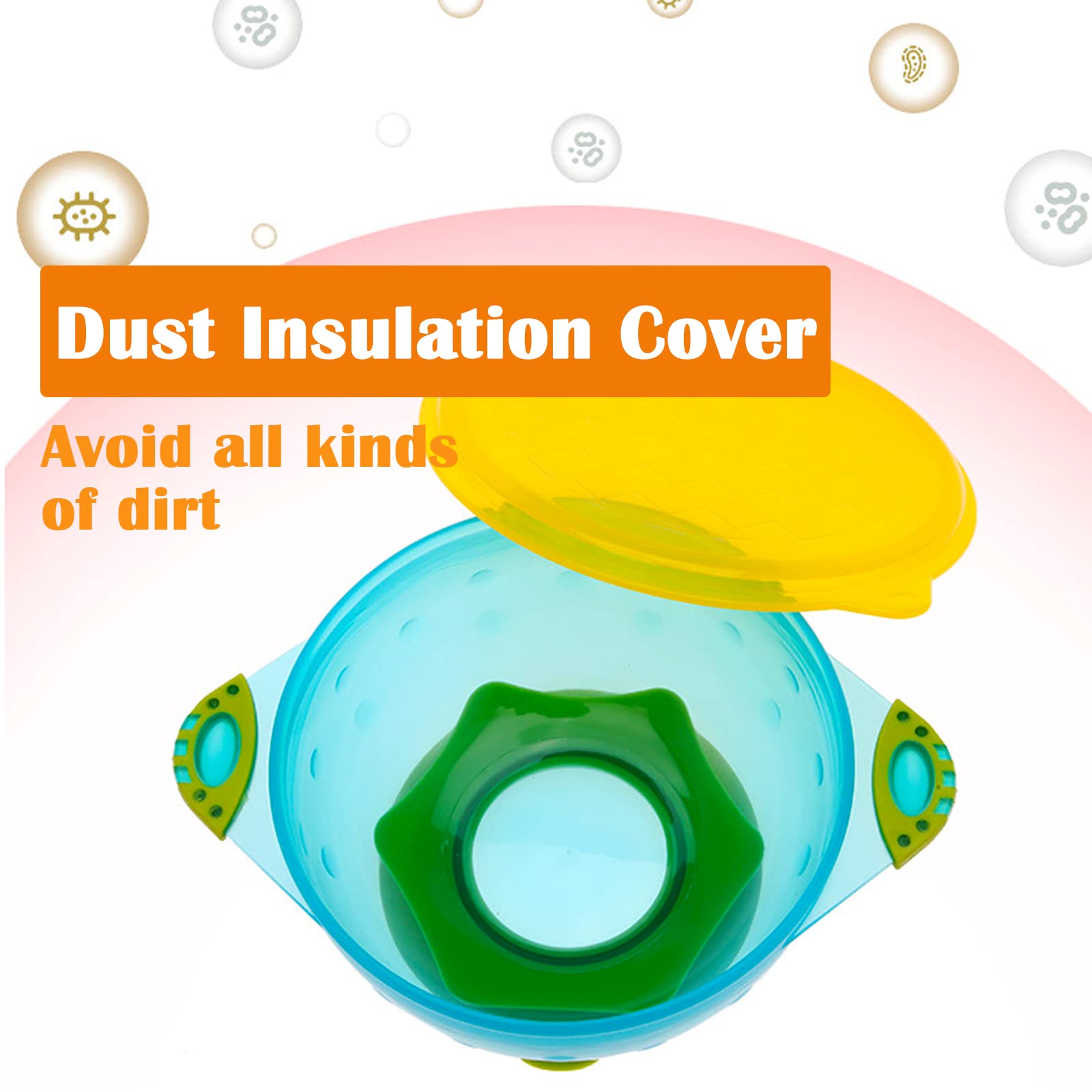 Set 3 Ciotole Per Bambini Con Ventosa - In Silicone Alimentare, Antisperdito E Senza BPA, Colore Rosa - Foto 13