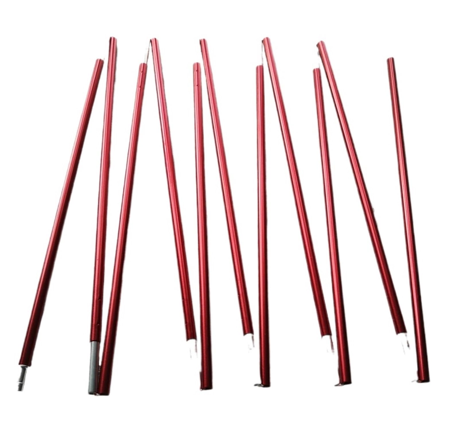 Zeltstangen 1 Stück 8,5 mm x 3,6 m Zeltstange aus Aluminiumlegierung, 4,05 m 4,42 m Zeltstange, rot, Outdoor-Campingausrüstung, Zeltstange, 2-6 Personen, Zubehör(14 Sections 4.57m)