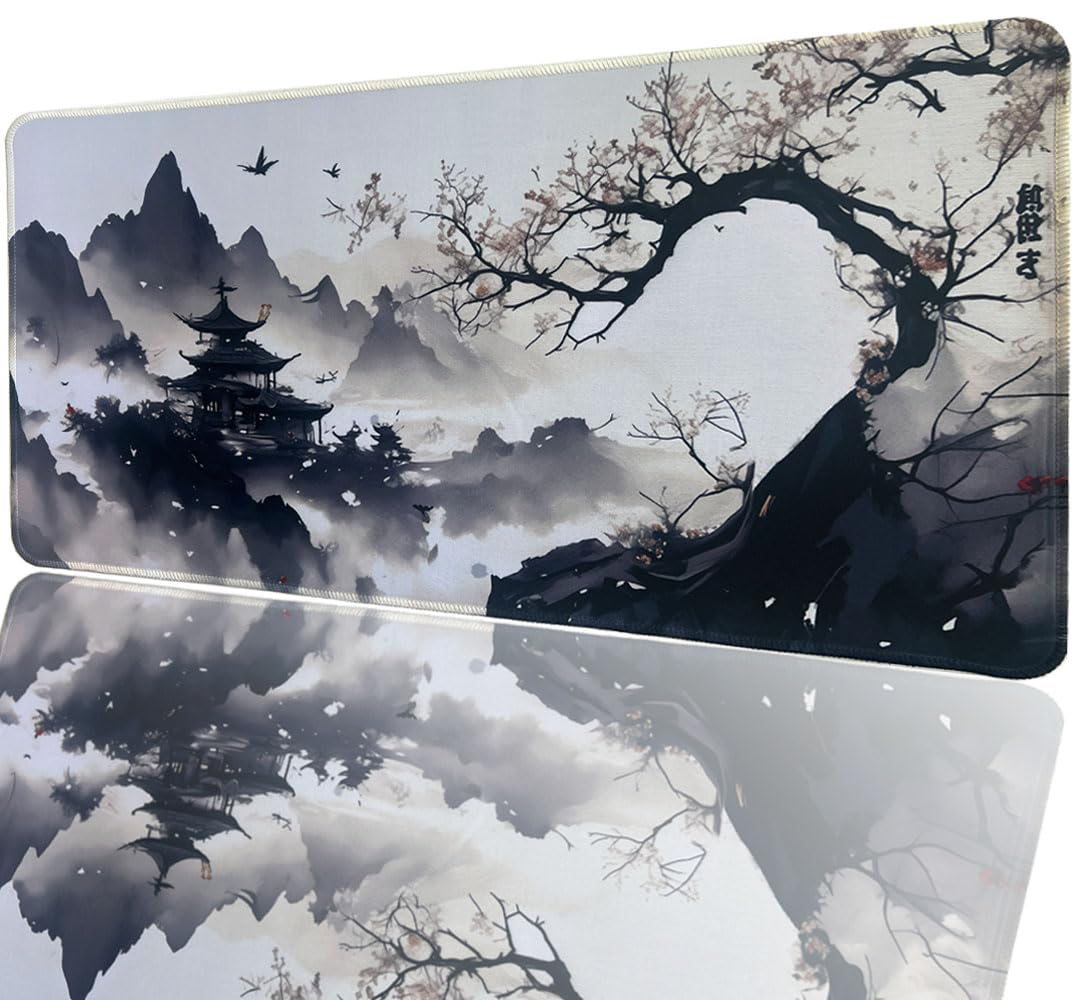 Ningchuya Large Mouse Mat, 600x300mm Extended Gaming Mouse Pad