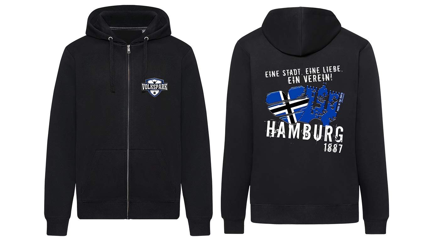 Unisex Zip Hoodie Eine Stadt Eine Liebe EIN Verein