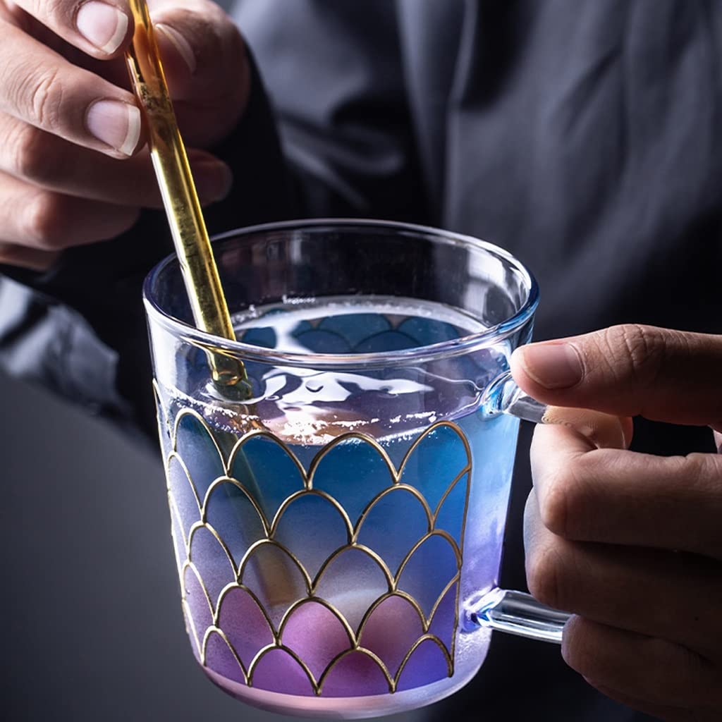 Becher mit einer Glastasse Kreativer Becher Trinkbecher Haushalt Milch Frühstück Tasse Büro Kaffeetasse Kaffeetasse (Farbe: Grau)