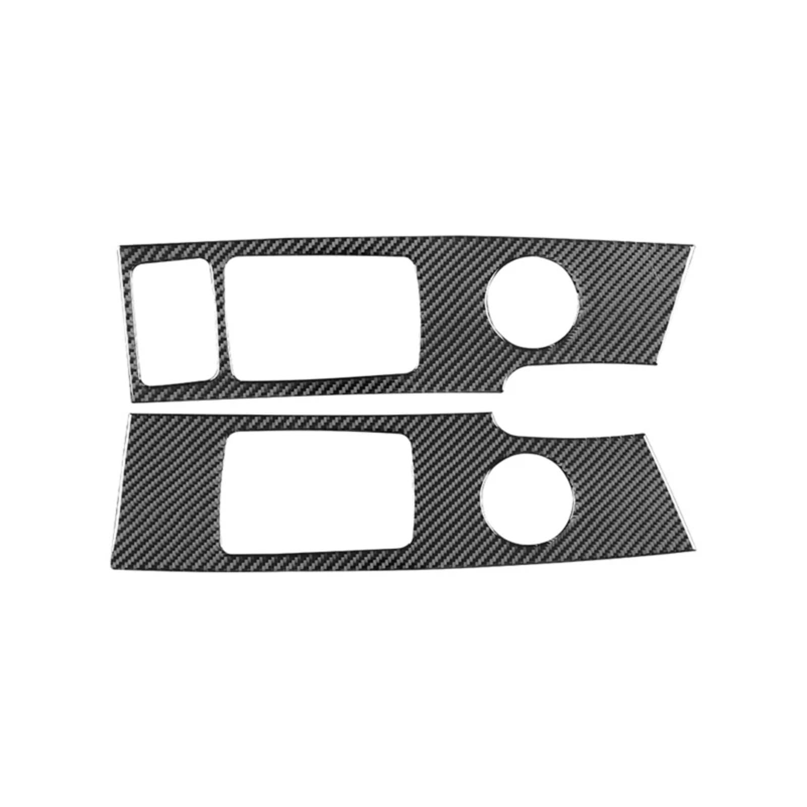 Car Trim Sticker for CRV 2007 2008-2011 Accessories Carbon Fiber Interior Car Dashboard Panel Both Sides Air Outlets Decor Frame Cover Trim