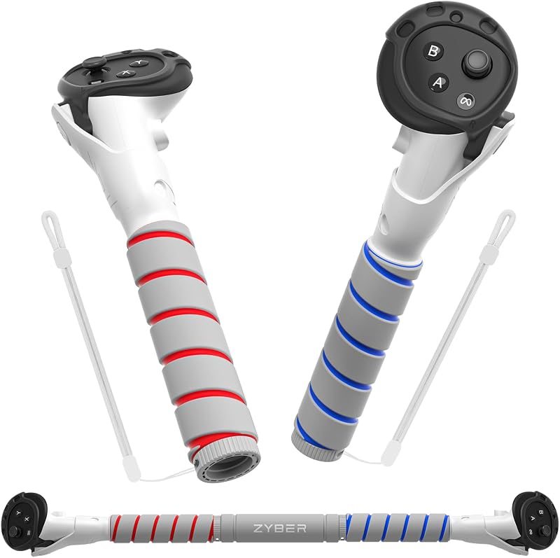 Extensor de controlador ZYBER para Quest 3/3S, Gorilla Tag y Golf VR