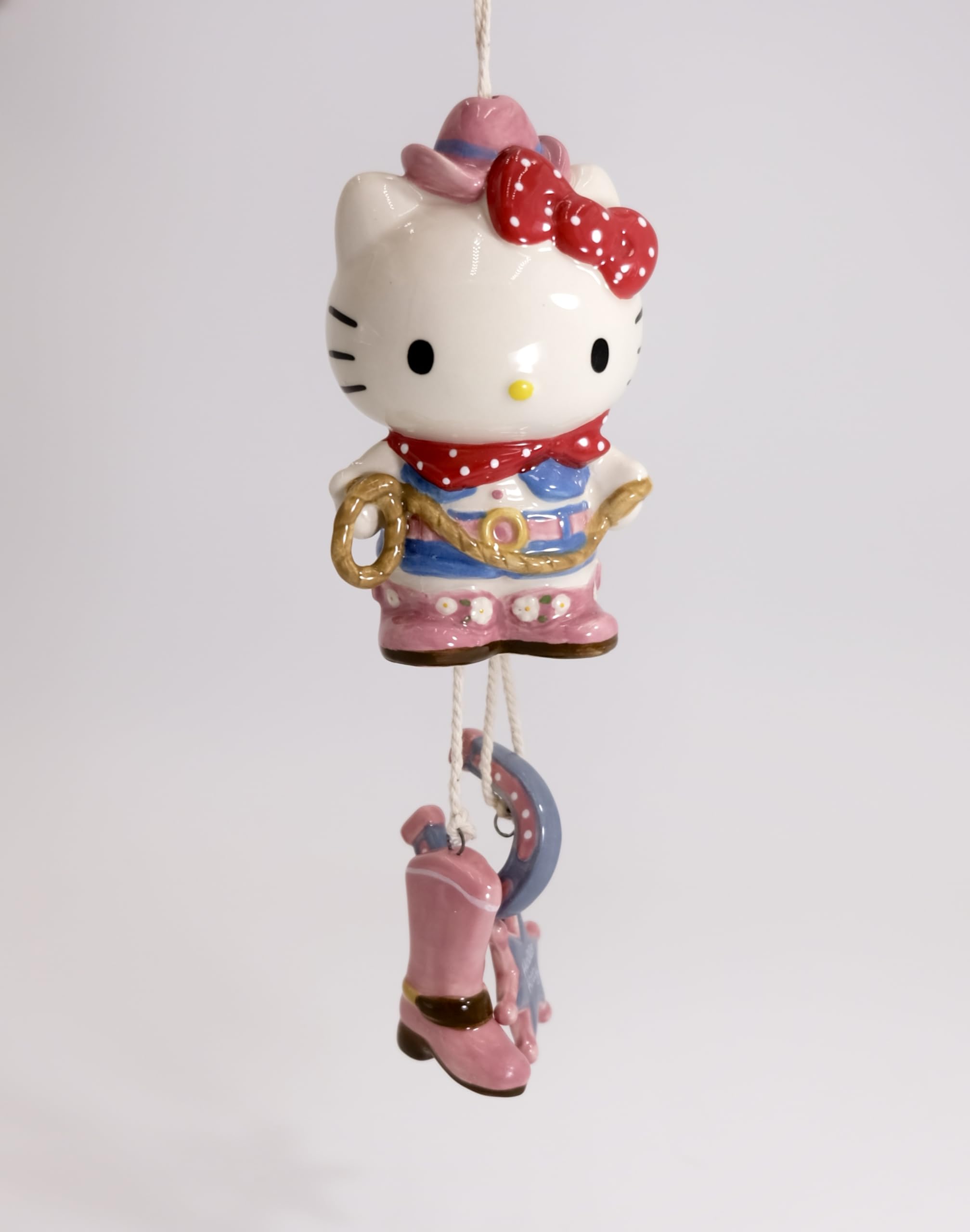 Amazon.com : Blue Sky Clayworks Hello Kitty Cowgirl Wind Chime