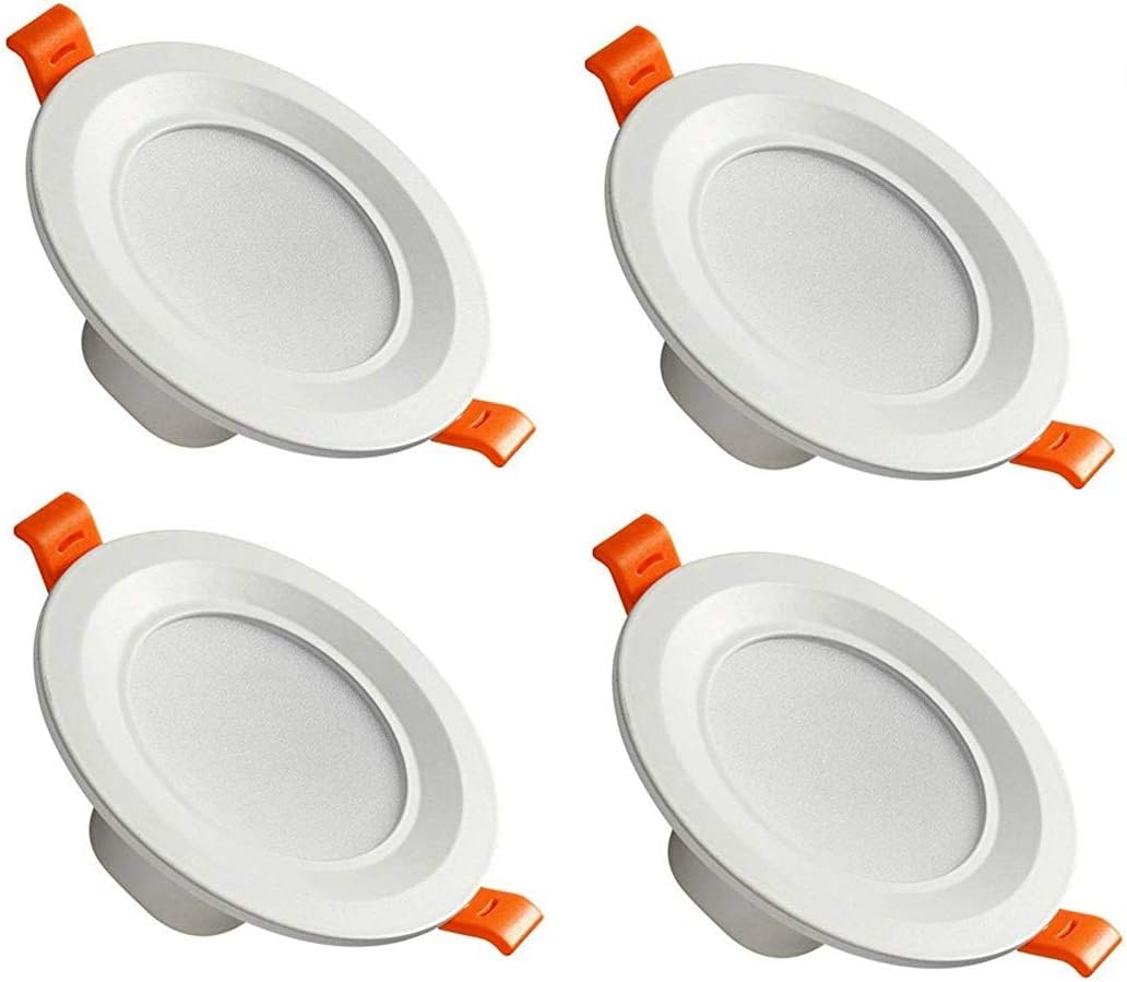 Mufasa 6W LED Panel Conceal Down Light Recessed Ceiling Lamp, White, Round