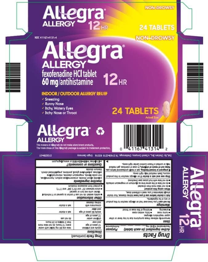 Miniatura 3 de Allegra Adulto 24 Horas Alergia Tablets 180Mg 140 Tabletas